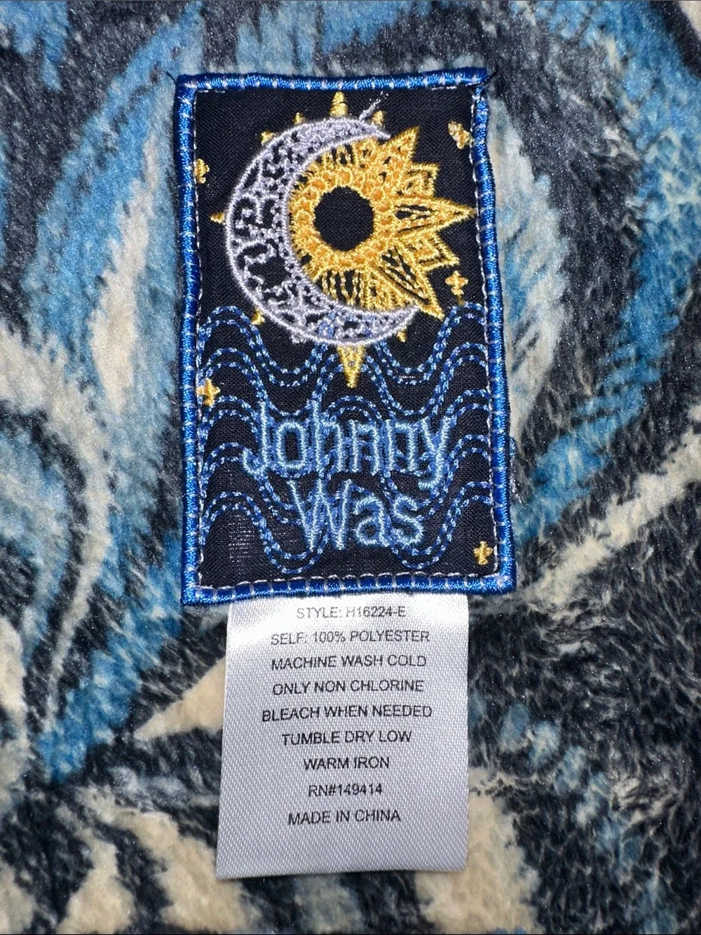 Johnny Was mcdreamer throw blanket with carrying case reversible ♥️ EUC